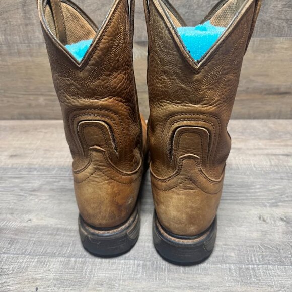 Ariat Brown Leather Workboot Men's Size 11.5 - Picture 3 of 7